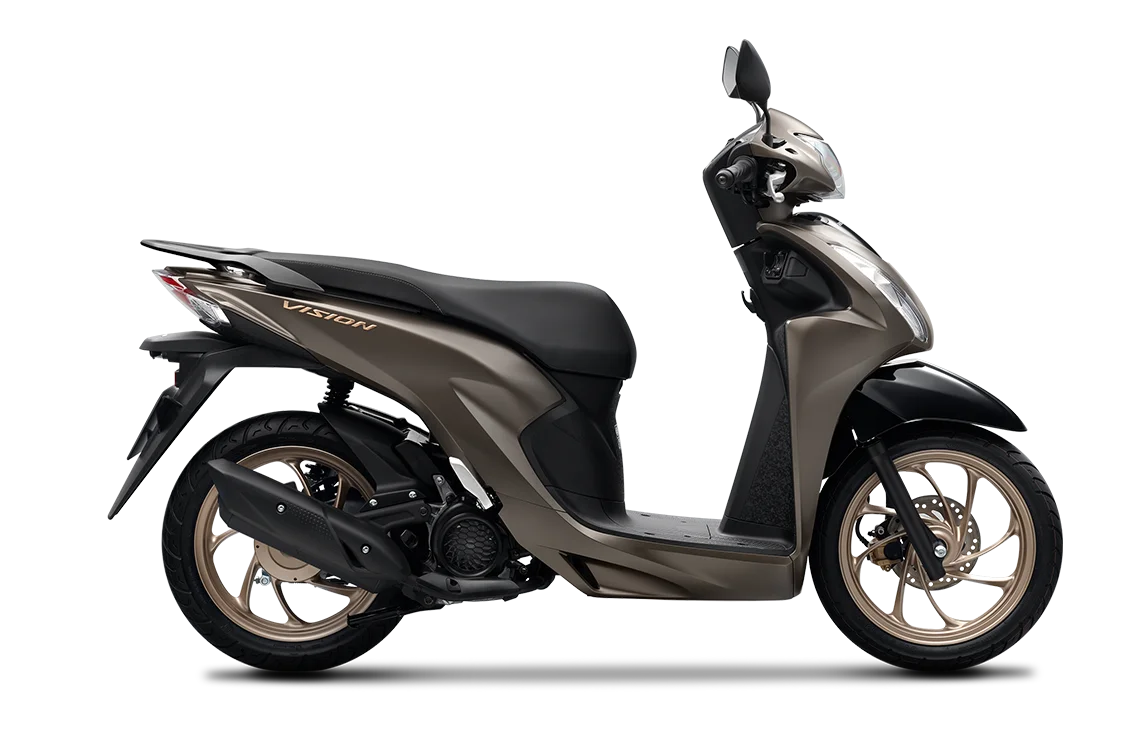 Xe máy Honda Vision màu nâu