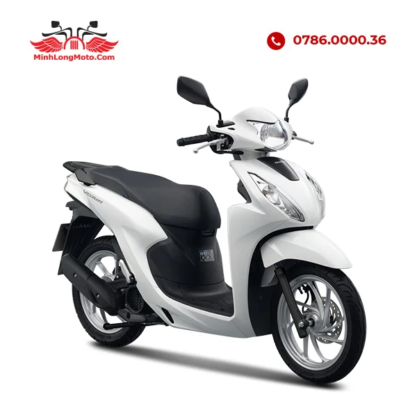 Honda Vision 2026 Tiêu chuẩn Trắng đen