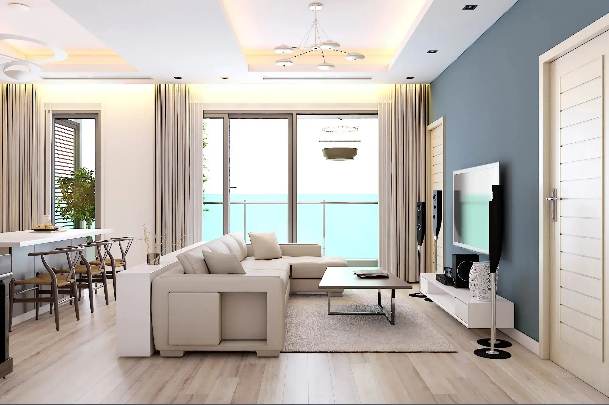 Nội thất phòng khách đẹp đơn giản