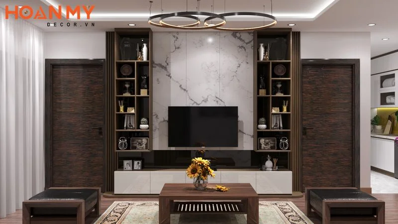 30 Ý tưởng trang trí phòng khách đẹp - Decor đơn giản 2026