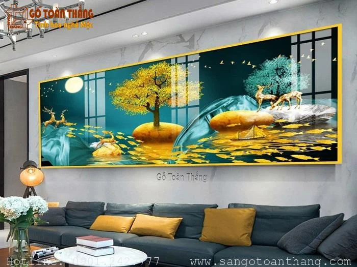 52+ Mẫu tranh tráng gương đẹp cho phòng Khách + Ngủ + Thờ