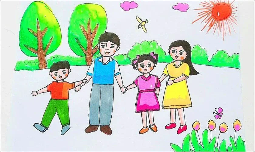 Hình ảnh gia đình yêu thương