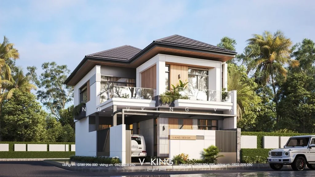 mẫu nhà hộp 2 tầng mái nhật đẹp có 2 mặt tiền (2)