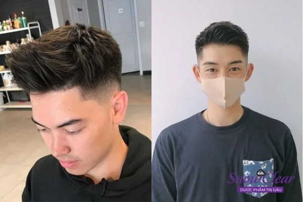 Kiểu tóc short quiff dài