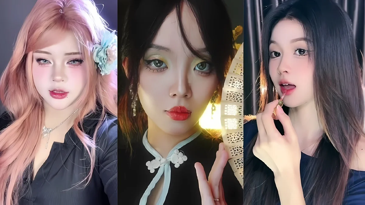 Một số hình ảnh trend biến hình Liễu Như Yên trên TikTok