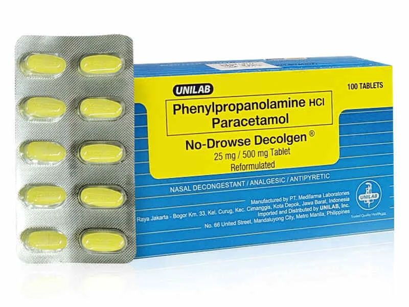 vỉ thuốc giảm đau Decolgen