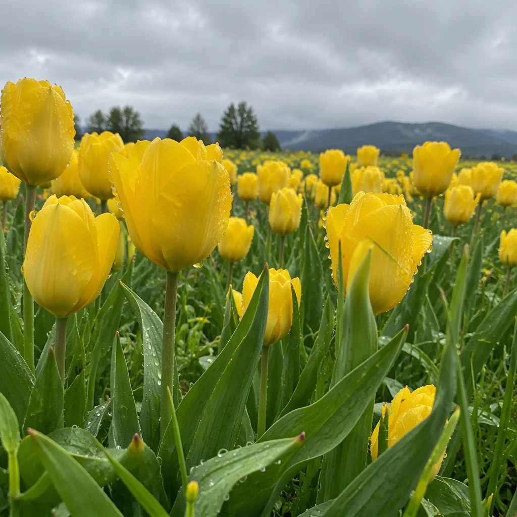 Mẫu hình nền hoa tulip thứ 23