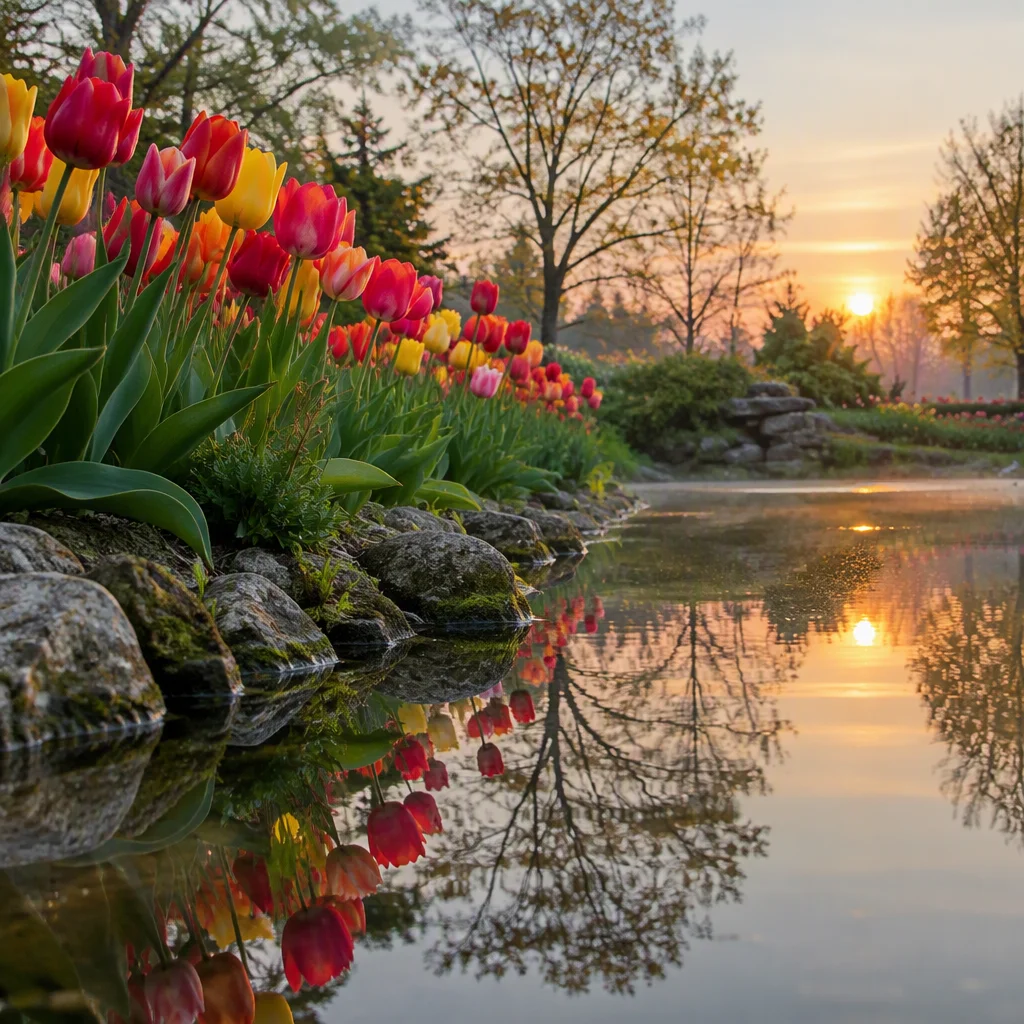 hình nền hoa tulip, mẫu 35