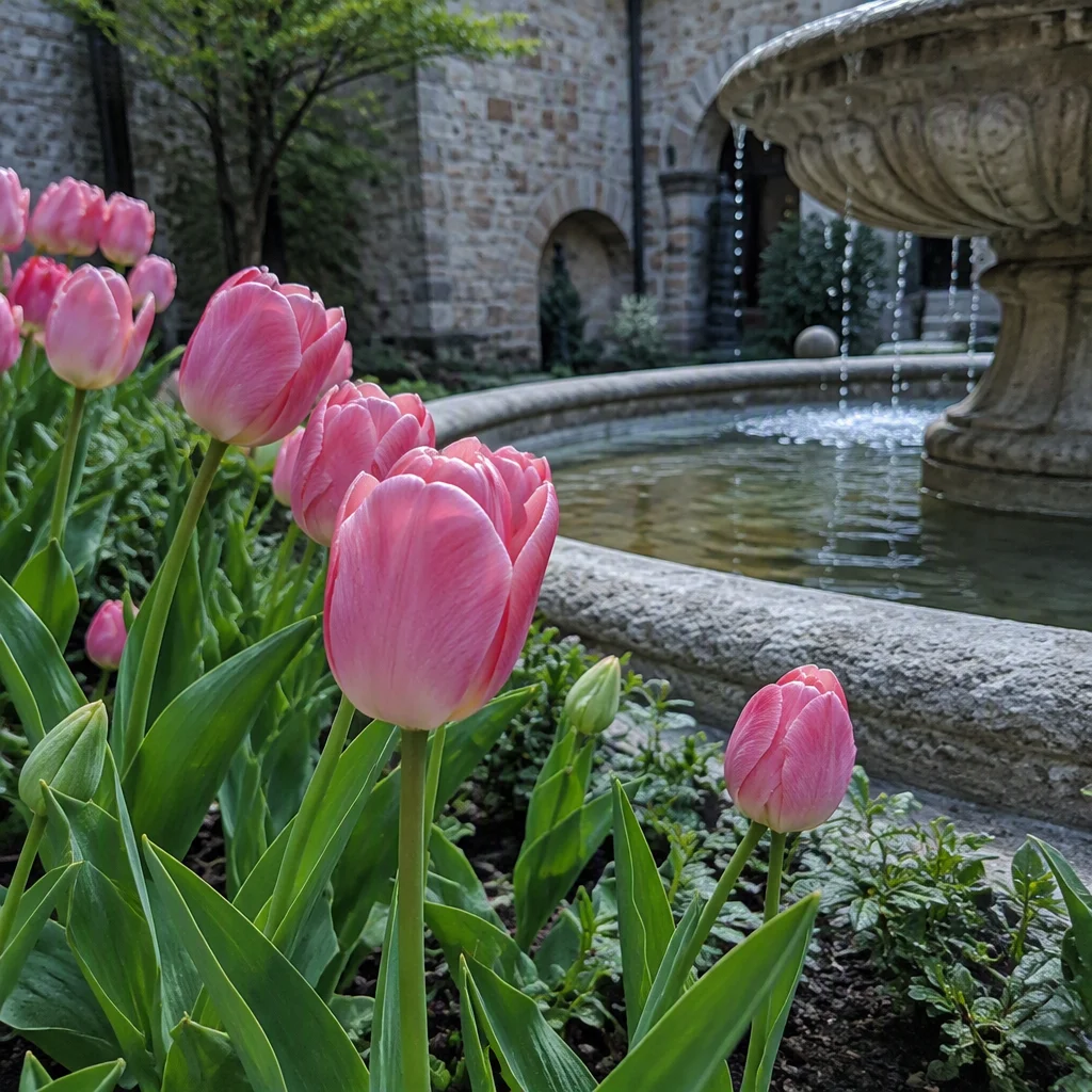Mẫu hình nền hoa tulip thứ 79