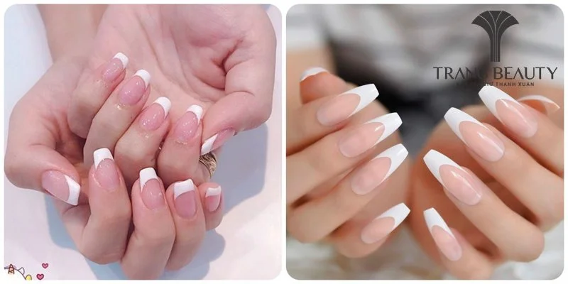 55+ Mẫu Nail Sơn Đầu Móng Đẹp | Sơn Đầu Móng Trắng HOT