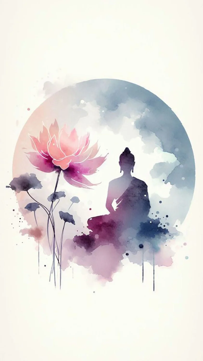 Hoa sen cùng Đức Phật, một biểu tượng song hành