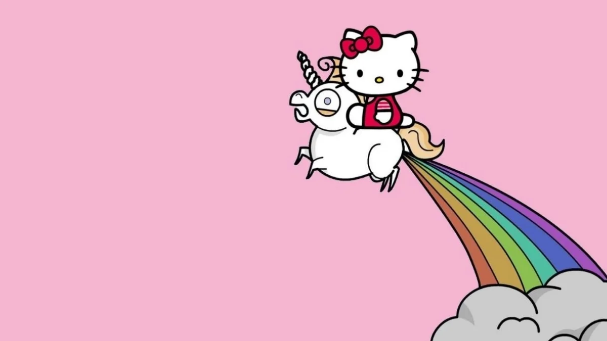 Hình nền Hello Kitty vô tri (2)