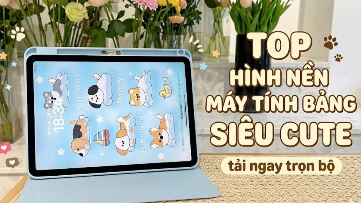 99+ hình nền máy tính bảng cute, đáng yêu 4K sắc nét