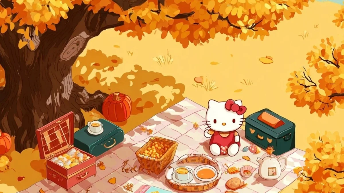 Hình nền Hello Kitty vô tri (5)