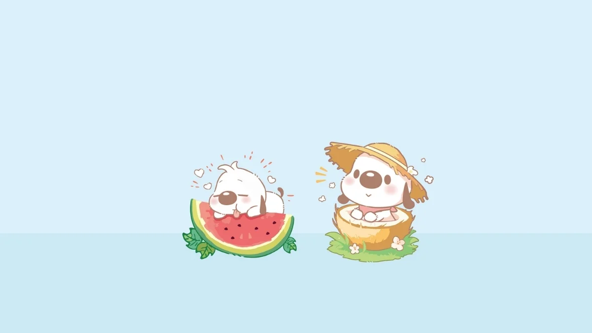 Hình nền máy tính vô tri cute, dễ thương (10)