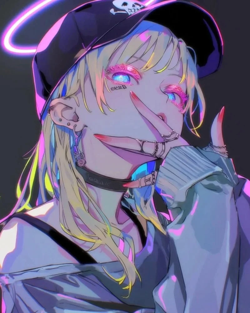 ảnh anime nữ girl phố