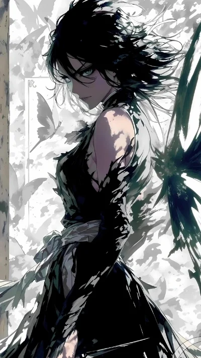 ảnh nền anime nữ ngầu lạnh lùng