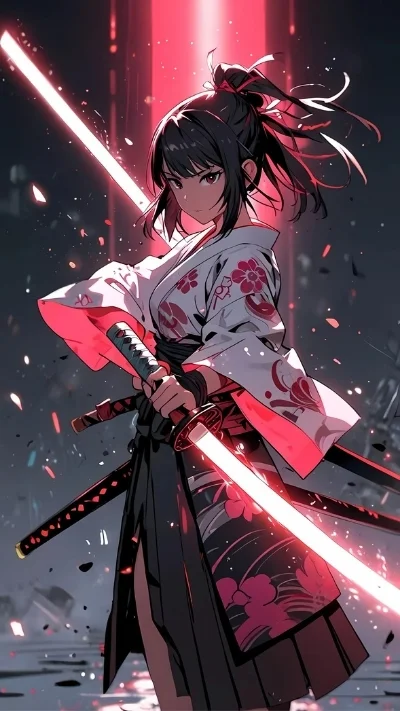 ảnh nền anime nữ ngầu nổi bật