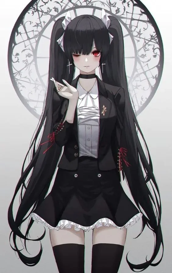 Lạnh Lùng Hình Anime Nữ Ngầu Trắng Đen [106+ Hình Cute Nhất]