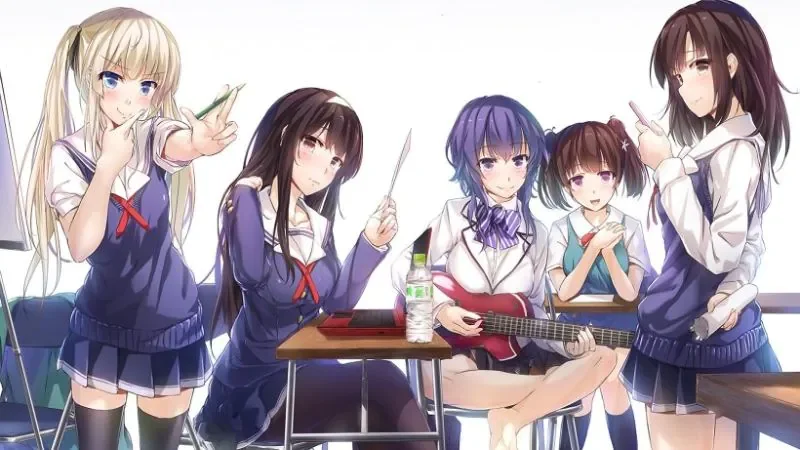Hình ảnh học sinh dễ thương theo anime - hình 6