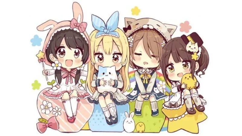 Hình ảnh học sinh dễ thương theo anime - hình 4