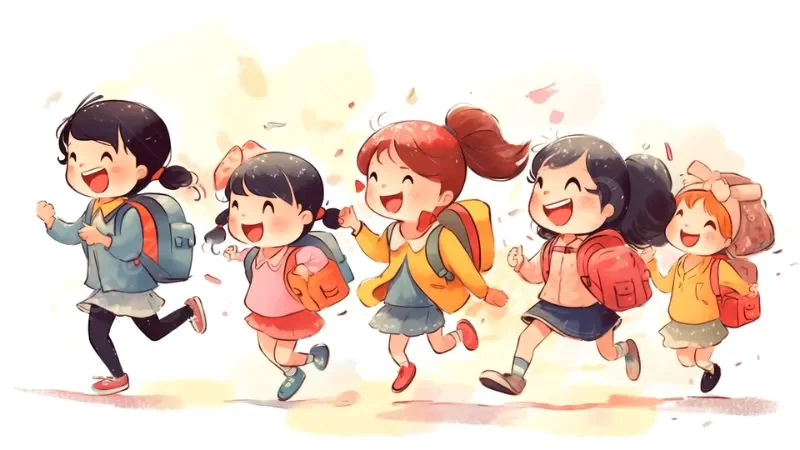 Hình ảnh học sinh tiểu học dễ thương - mang đến sự vui vẻ