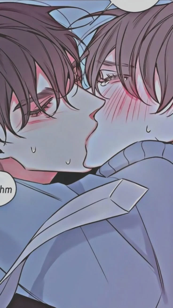 Hình ảnh minh họa cho câu hỏi sẽ gầy anime là gì với hai nhân vật nam đang thân mật.