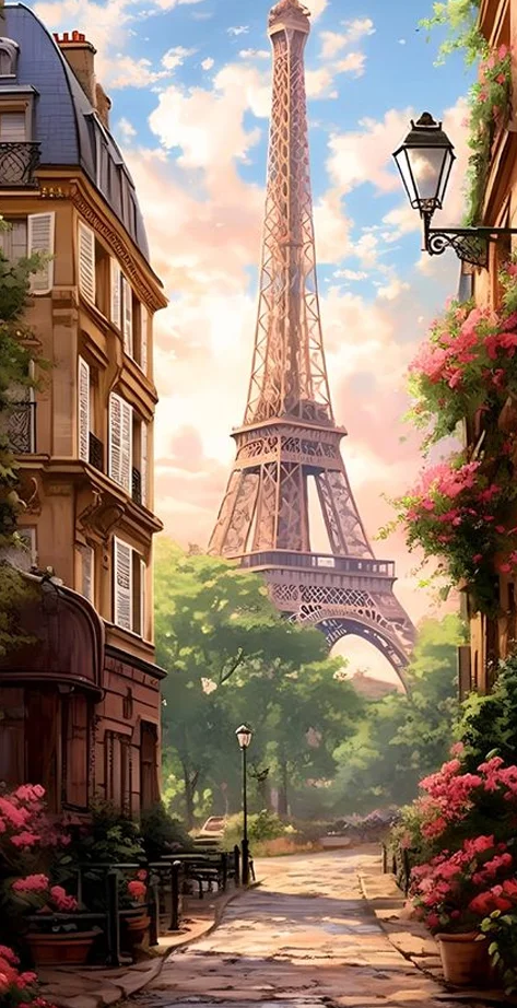 Hình nền iPhone đẹp cảnh Paris