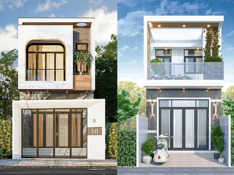 500+ Mẫu Nhà Ống 2 Tầng Đẹp Thiết Kế Hiện Đại, Ưa Chuộng