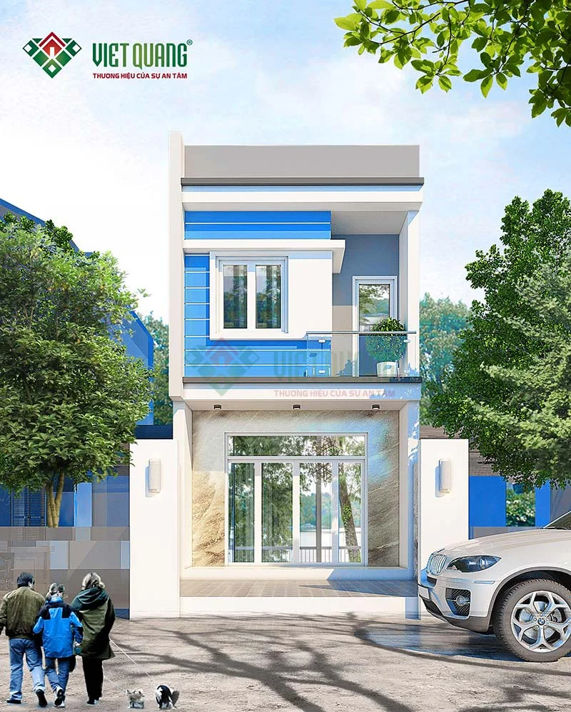 Top mẫu thiết kế nhà phố 2 tầng đẹp năm 2024- 2025 - Việt Quang Group
