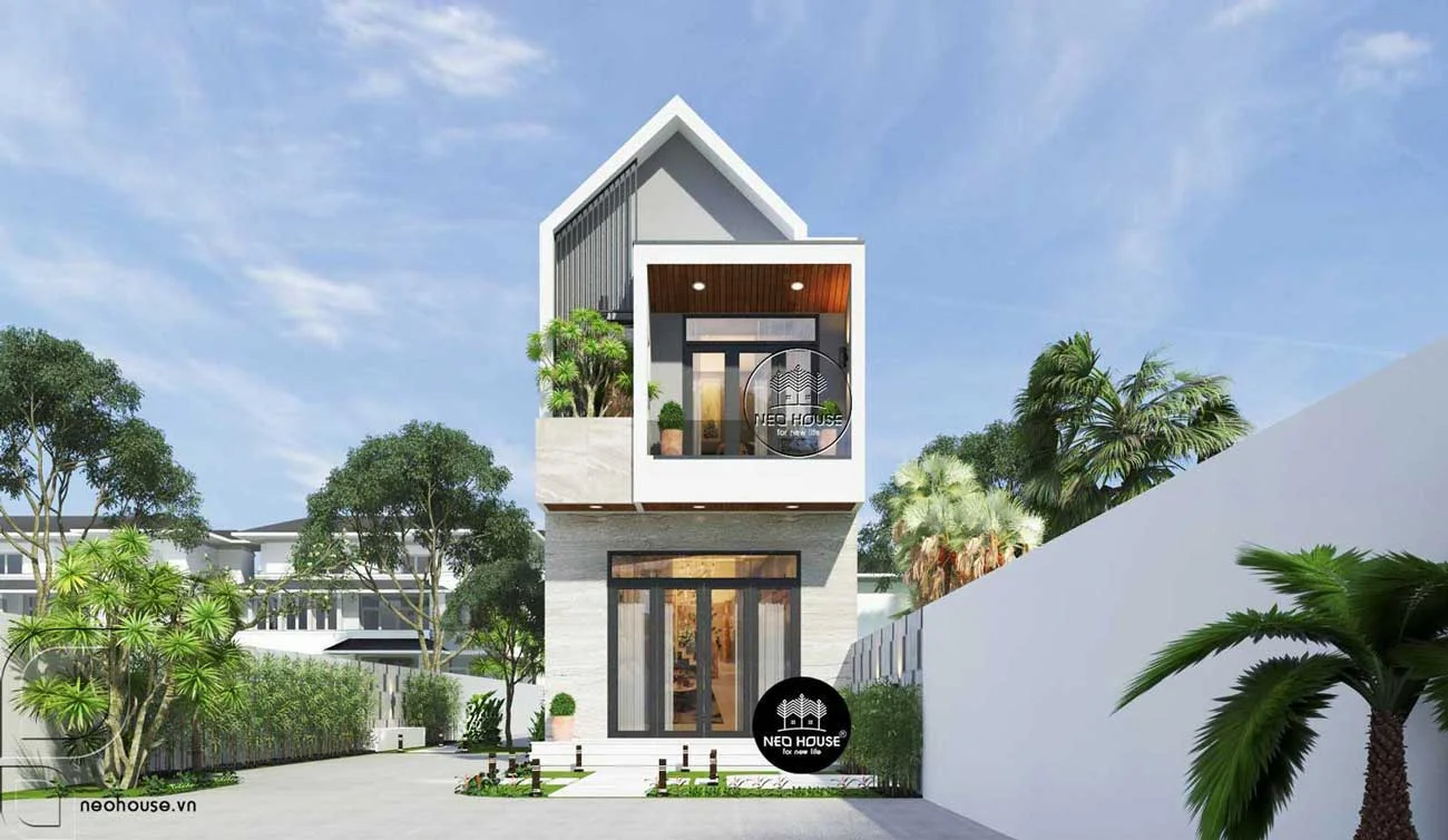 Thiết kế thi công nhà ống đẹp 2 tầng giá rẻ tại Vũng Tàu